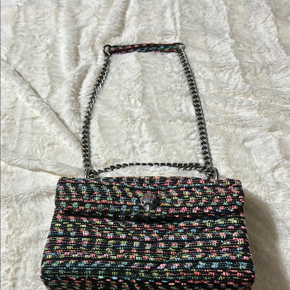 Kurt Geiger Multicolor Tweed Shoulder Bag